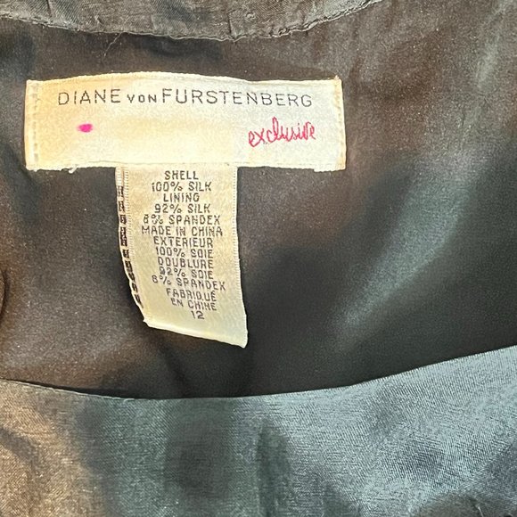 EUC Vintage Diane von Furstenberg sequin silk shift dress SIZE 12 - Picture 8 of 8